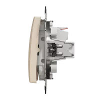 Одноклавішний вимикач, бежевий, Sedna Design&Elements,SDD112101 Schneider Electric