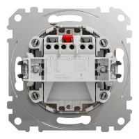 Двоклавішний вимикач Бежевий Sedna Design Schneider Electric SDD112105