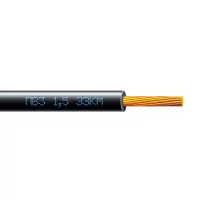 Провід ПВ3 1,5 Чорний 704915 ЗЗКМ