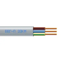 Кабель ВВГ-П 3x1,5 Сірий 705990 ЗЗКМ