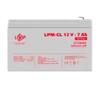 Акумулятор гелевий LPM-GL 12V - 7 Ah