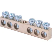 Шина нульова e.bsc.stand.20.6, 6 отв.х 20 А