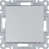 Вимикач 1-полюсний Lumina, срібний, 10АХ/230В