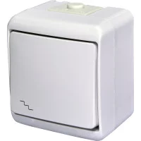 Вимикач "сходовий" VHE-3 (білий, IP54)