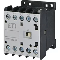 Контактор мініатюрний CEC 12.4P 230V АС (12A; 5,5kW; AC3) 4р (4 н.в.)