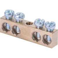 Шина нульова e.bsc.stand.20.4, 4 отв.х 20 А